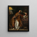 Sint Augustinus - Philippe de Champaigne — ingelijst kunstwerk aan de muur