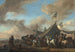 Militair kamp schilderij - Philips Wouwerman — weergave van het kunstwerk