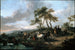 Halt van een jachtpartij - Philips Wouwerman — weergave van het kunstwerk