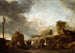Hooi oogst - Philips Wouwerman — weergave van het kunstwerk