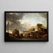 Hooi oogst - Philips Wouwerman — ingelijst kunstwerk aan de muur