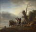 Landschap met lastdieren - Philips Wouwerman — weergave van het kunstwerk