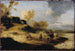 Zandduinen met personages - Philips Wouwerman — weergave van het kunstwerk