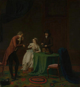 Pièce de conversation - Le Sens de l'Odorat - Jan Ekels le Jeune
