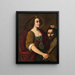 Judith met het hoofd van Holofernes - Piemonteeschool — ingelijst kunstwerk aan de muur