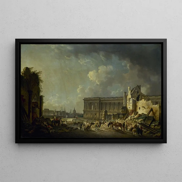PierreAntoine Demachy - Dgagement de la colonnade du Louvre.webp
