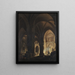 Interior of the Church of the Holy Innocents - Pierre-Antoine Demachy — framed artwork on a wall