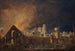 La Foire Saint-Germain pendant l'incendie nuit du 16 au 17 mars 1762 - Pierre-Antoine Demachy — weergave van het kunstwerk