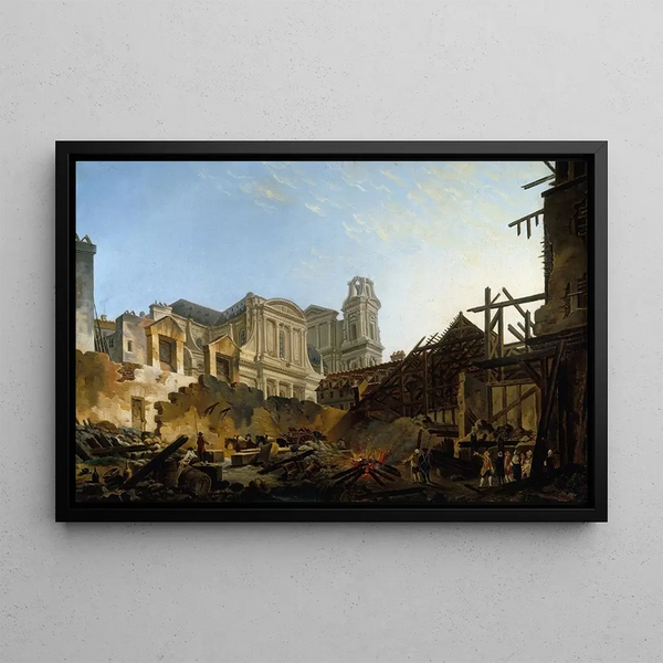 PierreAntoine Demachy - La foire SaintGermain aprs lincendie de la nuit du 16 au 17 mars 1762.webp