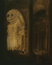 Le sarcophage de Jean - Jacques Rousseau exposé au Panthéon, 20 vendémiaire an III, 11 octobre 1794 - Pierre - Antoine Demachy — weergave van het kunstwerk