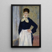 Een serveerster in restaurant Duval - Pierre-Auguste Renoir — ingelijst kunstwerk aan de muur