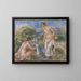 Vrouwen in bad - Pierre-Auguste Renoir — ingelijst kunstwerk aan de muur