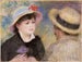 Koppel in boot - Pierre-Auguste Renoir — weergave van het kunstwerk