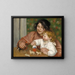 Kinder schilderij met speelgoed, Gabrielle en de zoon van de kunstenaar Jean - Pierre-Auguste Renoir — ingelijst kunstwerk aan de muur