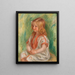 Claude Renoir - Pierre-Auguste Renoir — ingelijst kunstwerk aan de muur