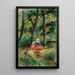 Vrouw en kind in een landschap - Pierre-Auguste Renoir — ingelijst kunstwerk aan de muur