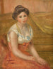 Vrouw zittend - Pierre-Auguste Renoir — weergave van het kunstwerk