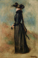 Vrouw in wandeling - Pierre-Auguste Renoir — weergave van het kunstwerk