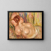 Vrouw naakt slapend - Pierre-Auguste Renoir — ingelijst kunstwerk aan de muur