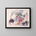 Figuren onder een boom - Pierre-Auguste Renoir — ingelijst kunstwerk aan de muur