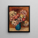 Flowers in een Groene Vaas Fleurs dans un vase vert - Pierre-Auguste Renoir — ingelijst kunstwerk aan de muur