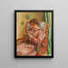 Gabrielle lezend - Pierre-Auguste Renoir — ingelijst kunstwerk aan de muur
