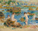 Jongens naakt op de rotsen, Guernsey - Pierre-Auguste Renoir — weergave van het kunstwerk