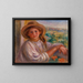 Jonge vrouw op balkon, Cagnes - Pierre-Auguste Renoir — ingelijst kunstwerk aan de muur