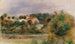 Huizen in een park - Pierre-Auguste Renoir — weergave van het kunstwerk
