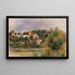 Huizen in een park - Pierre-Auguste Renoir — ingelijst kunstwerk aan de muur