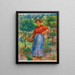 Jonge vrouw met mandje - Pierre-Auguste Renoir — ingelijst kunstwerk aan de muur