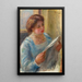 Jonge vrouw lezend - Pierre-Auguste Renoir — ingelijst kunstwerk aan de muur
