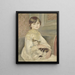 Julie Manet - Pierre-Auguste Renoir — ingelijst kunstwerk aan de muur