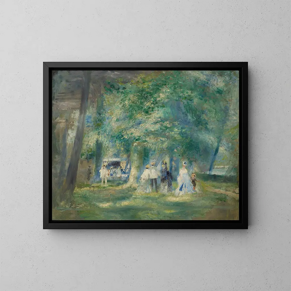La fête de Saint-Cloud - Pierre-Auguste Renoir — ingelijst kunstwerk aan de muur