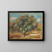 Landschap met een meisje - Pierre-Auguste Renoir — ingelijst kunstwerk aan de muur