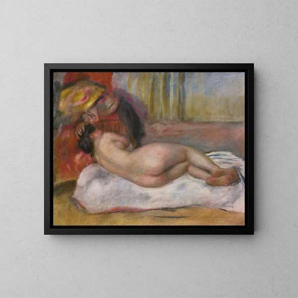 Le Repos - Pierre-Auguste Renoir — ingelijst kunstwerk aan de muur