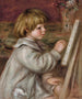 De kleine schilder Claude Renoir - Pierre-Auguste Renoir — weergave van het kunstwerk