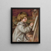 De kleine schilder Claude Renoir - Pierre-Auguste Renoir — ingelijst kunstwerk aan de muur