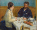 Zonnig ontbijt - Pierre-Auguste Renoir — weergave van het kunstwerk