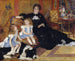 Madame Georges Charpentier, Marguerite-Louise Lemonnier en haar kinderen Georgette-Berthe en Paul-Émile-Charles - Pierre-Auguste Renoir — weergave van het kunstwerk