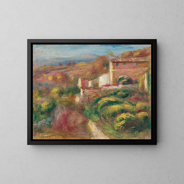 Maison de la Poste - Pierre-Auguste Renoir — ingelijst kunstwerk aan de muur