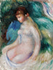 Niet zittend - Pierre-Auguste Renoir — weergave van het kunstwerk