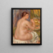 Nu van achteren - Pierre-Auguste Renoir — ingelijst kunstwerk aan de muur
