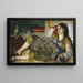 Odalisque - Pierre-Auguste Renoir — ingelijst kunstwerk aan de muur