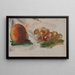 Vissen en druiven - Pierre-Auguste Renoir — ingelijst kunstwerk aan de muur