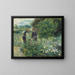 Bloemen plukken - Pierre-Auguste Renoir — ingelijst kunstwerk aan de muur