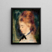 Portret van een vrouw - Pierre-Auguste Renoir — ingelijst kunstwerk aan de muur