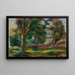 Prairie en bomen - Pierre-Auguste Renoir — ingelijst kunstwerk aan de muur