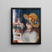 Meisje lezend - Pierre-Auguste Renoir — ingelijst kunstwerk aan de muur
