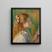 Lezing De Lectuur - Pierre-Auguste Renoir — ingelijst kunstwerk aan de muur